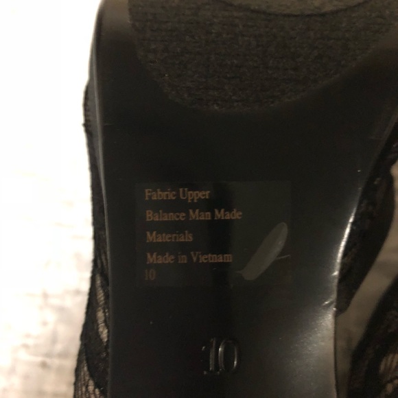 Black Lace Lulu Townsend heels - Picture 4 of 4